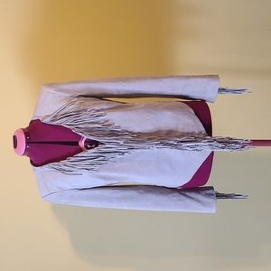 Guess Faux Suede Fringe Jacket